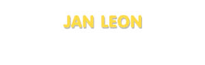 Der Vorname Jan Leon